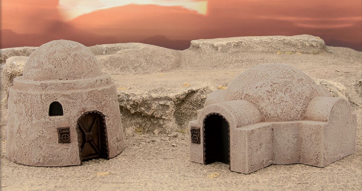 Galactic Warzones - Desert Buildings