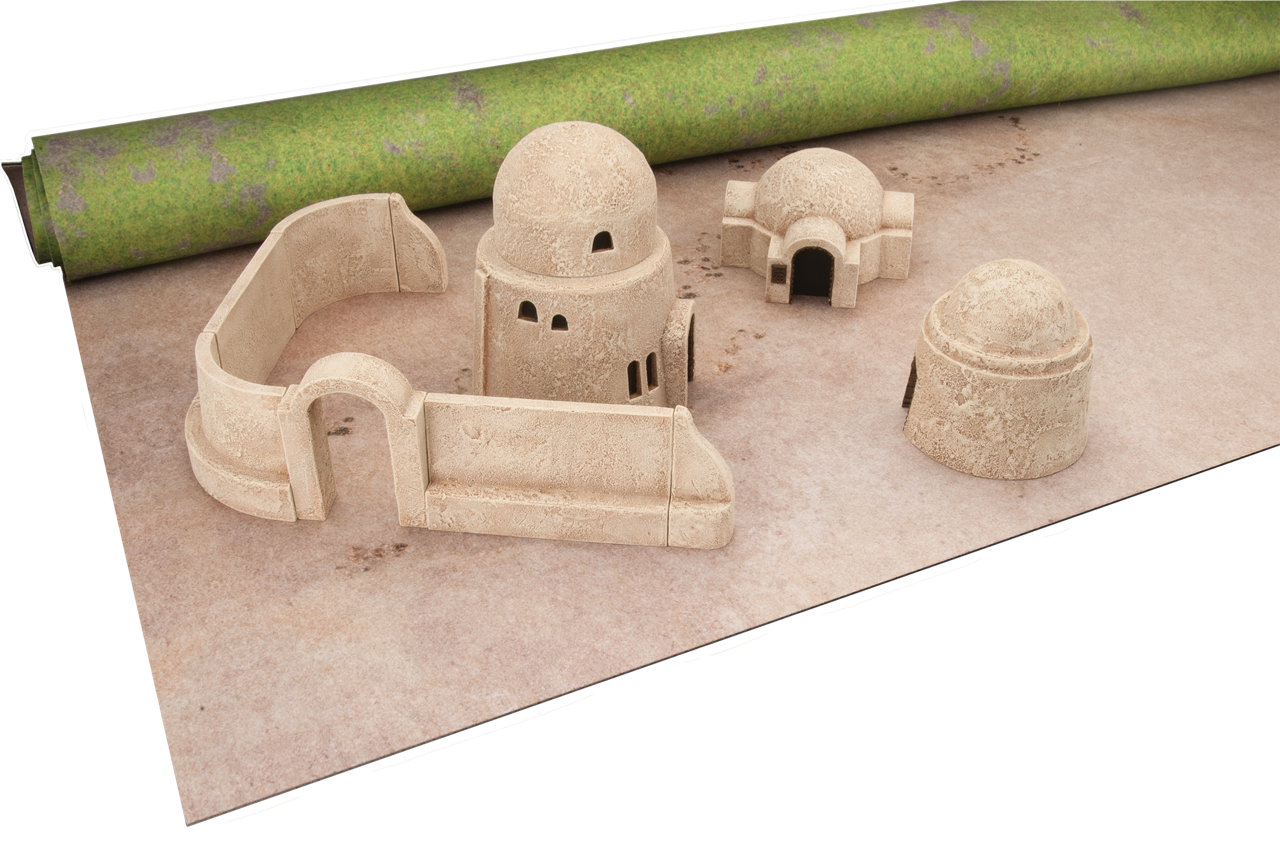 Gaming Mat with Galactic Warzones Terrain