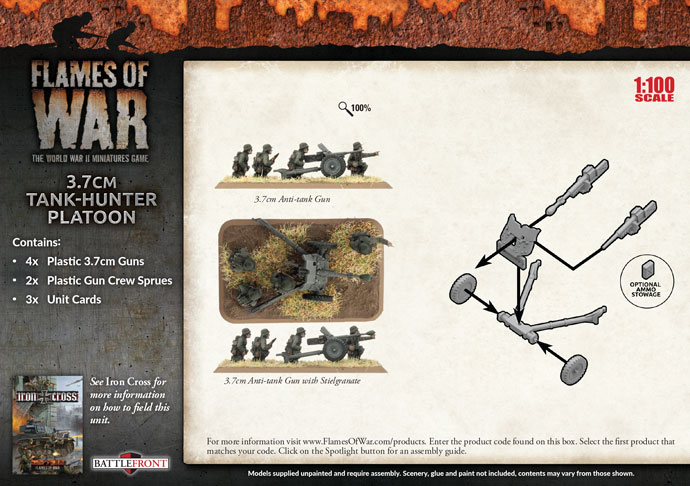 3.7cm Tank-Hunter Platoon (Plastic) (GBX114)