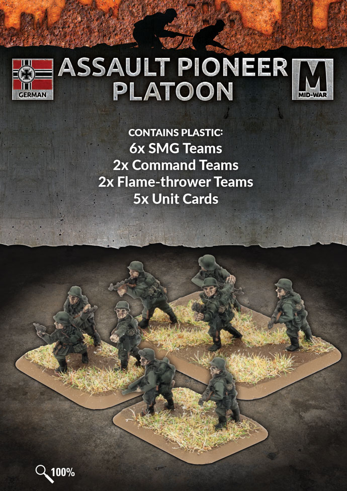 Assault Pioneer Platoon (Plastic) (GE758)