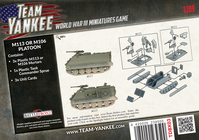 M113 or M106 Platoon (TDBX03)