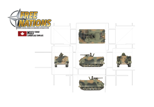 Canadian 4 CMGB Painting Templates